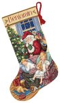 Gold Collection Sweet Dreams Stocking Counted Cross Stitch Kit (image for) Gold Collection Sweet Dreams Stocking Counted Cross Stitch Kit